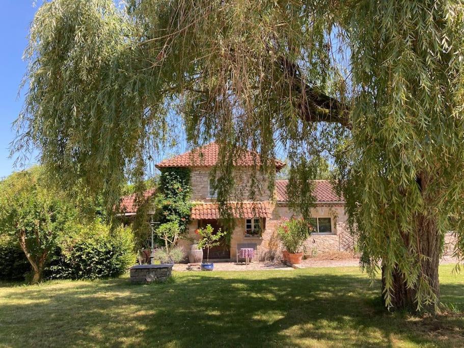 Vakantiehuis La Poire, Op Landgoed Aan De Dordogne Prudhomat Exterior photo